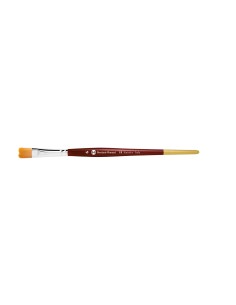 SERIE 11 PENNELLO ONDA IN PELO SINTETICO ORO MANICO CORTO