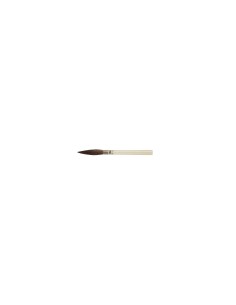 SERIE 69/L PENNELLO TONDO IN VAIO NATURALE MANICO IN...