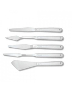 Set 5 spatole plastica