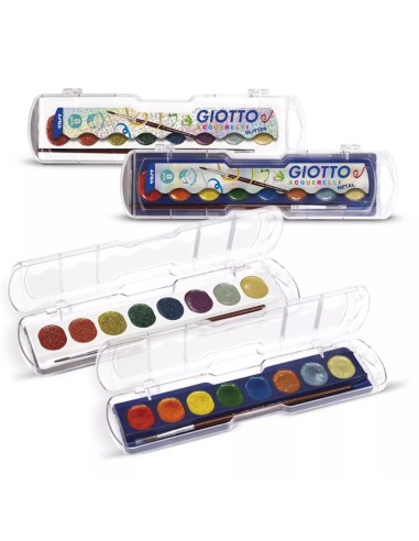 Acquerelli glitter/metal Giotto 8 colori