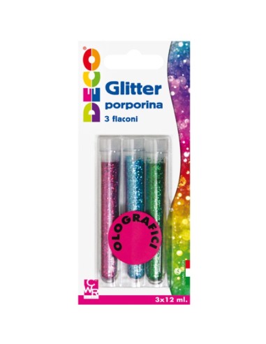 Provetta glitter olografico/iridescente