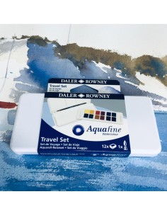 Aquafine travel acquerello Daler 12 godets
