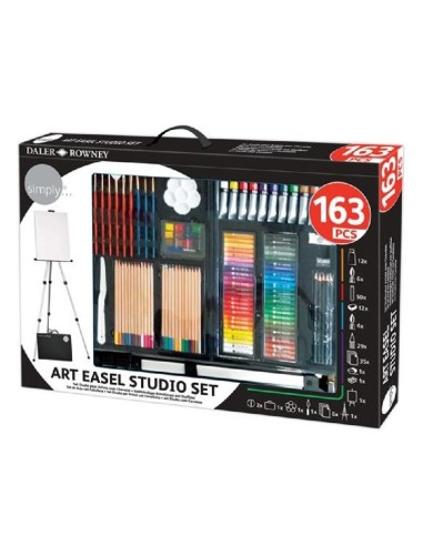 Complete art set Daler 163pz.