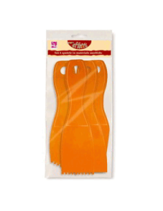 Set 4 spatole plastica