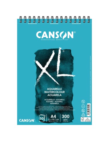 Blocco aquarelle Canson 25X36 300gr