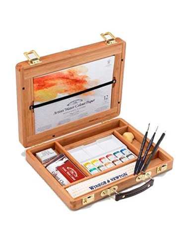 Cassetta acquerello Winsor & Newton in bamboo