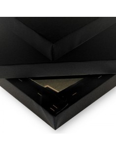 Tela 40X60 con fondo gesso nero