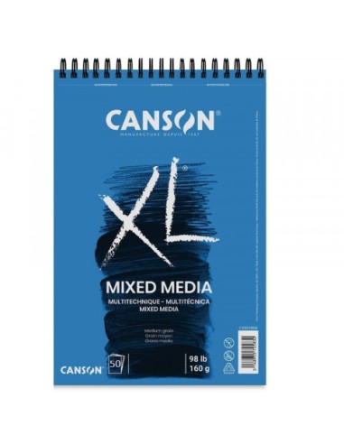 XL MIXED MEDIA TEXTURED GR.160 CANSON