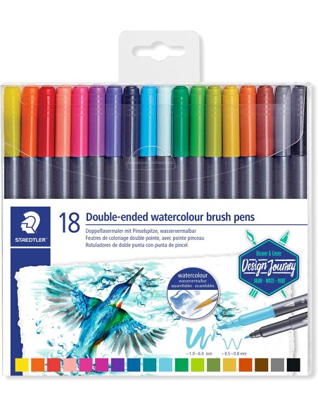 Pennarelli 2 punte acquerell Staedtler
