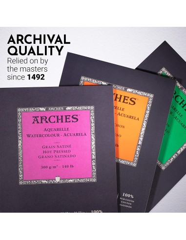 Blocco Arches GG/GF/SAT 18X26 300gr