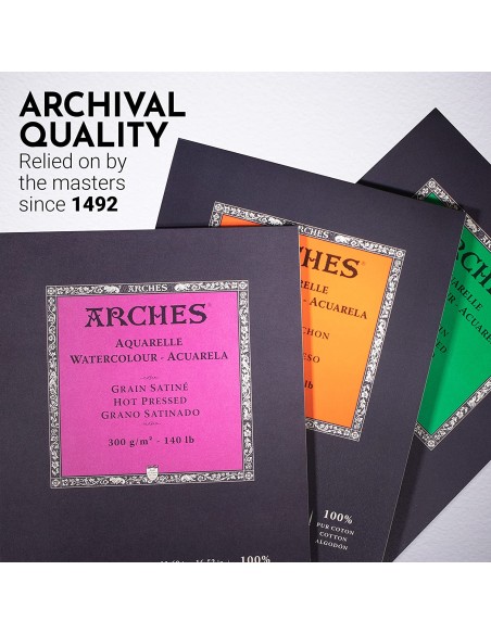 Blocco Arches GG/GF/SAT 18X26 300gr