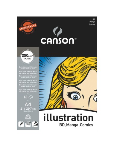 Blocco illustration Canson 250gr