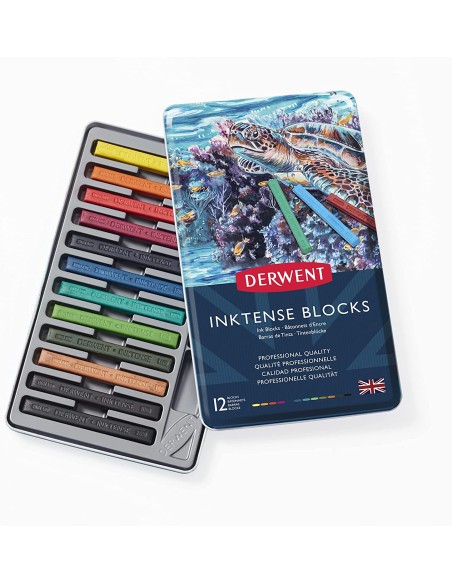 Derwent inktense blocks 12 col.