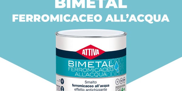 BIMETAL FERROMICACEO ALL'ACQUA Smalto all’acqua effetto antichizzante